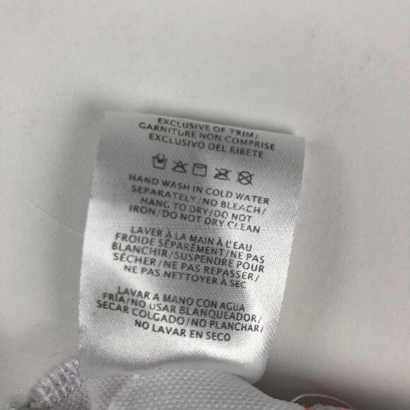 Body Glove La La Land Milan Bikini Top XS Stripe Plaid Blue Red Retro 70s Beach - Picture 5 of 7